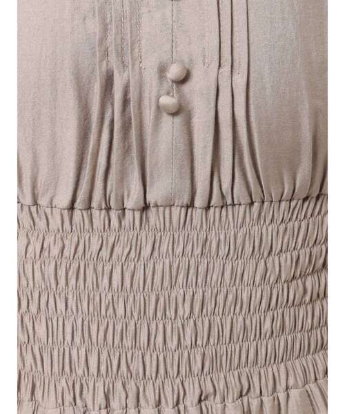 dazzlin（ダズリン）の「シアーティアードボリュームワンピース（ワンピース・レディース・オフホワイト/オレンジ/グリーン/ブラウン/モカ・FREE）」の9枚目の写真