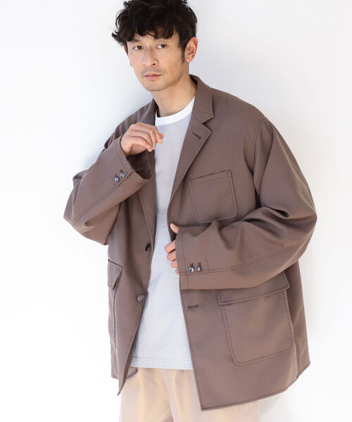 B:MING by BEAMS(ビーミングバイビームス)の「B:MING by BEAMS / ダントツ撥水(R) ブレザー(テーラードジャケット・メンズ・ネイビー/モカ・SMALL/MEDIUM/LARGE/X-LARGE)」の18枚目の写真
