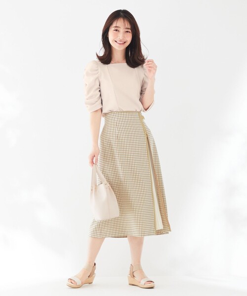 ANY SIS(エニィスィス)の「【前後着用可】2WAYパワーショルダー カットソー(Tシャツ/カットソー・レディース・ブラック系/アイボリー系/ピンク系・2)」の12枚目の写真