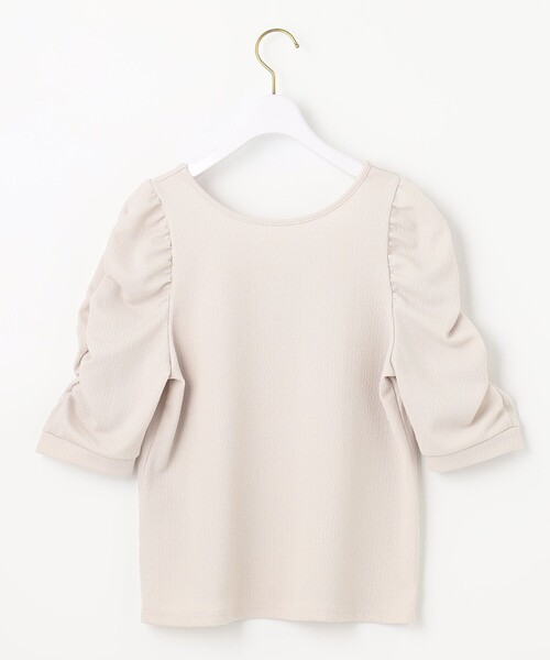 ANY SIS(エニィスィス)の「【前後着用可】2WAYパワーショルダー カットソー(Tシャツ/カットソー・レディース・ブラック系/アイボリー系/ピンク系・2)」の8枚目の写真