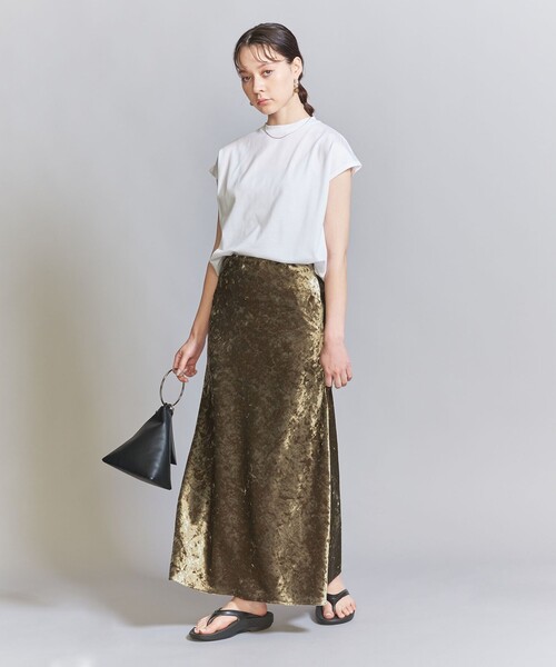 BEAUTY&YOUTH UNITED ARROWS(ビューティーアンドユースユナイテッドアローズ)の「クルーネックフレンチスリーブカットソー(Tシャツ/カットソー・レディース・ホワイト/ブラック/ダークブラウン/コバルトブルー/ライラック/オフホワイト/ライトブルー/ライトピンク/その他3・FREE)」の17枚目の写真