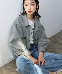 GeeRA | ボリュームスリーブフラップジャケット(その他アウター)