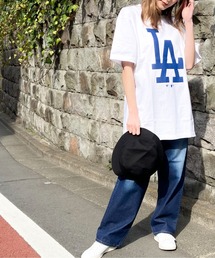 Fanatics/ファナティクス ベースボールTシャツ"NY,LA"