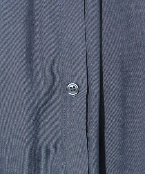 NOLLEY’S（ノーリーズ）の「◇【WEB限定】割繊シャンブレーブラウス（シャツ/ブラウス・レディース・ネイビー/オフホワイト/ライトグリーン/グレイッシュベージュ・FREE）」の7枚目の写真