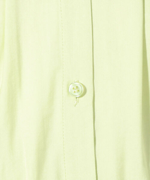 NOLLEY’S（ノーリーズ）の「◇【WEB限定】割繊シャンブレーブラウス（シャツ/ブラウス・レディース・ネイビー/オフホワイト/ライトグリーン/グレイッシュベージュ・FREE）」の6枚目の写真