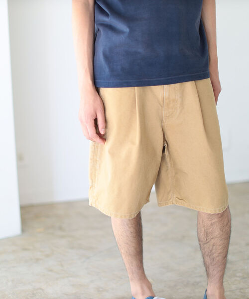 BEAMS(ビームス)の「BEAMS / 1プリーツ バギーテーパード ペインターパンツ(その他パンツ・メンズ・ベージュ/ネイビー・MEDIUM/SMALL/X-LARGE/LARGE)」の13枚目の写真