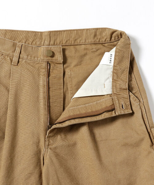 BEAMS(ビームス)の「BEAMS / 1プリーツ バギーテーパード ペインターパンツ(その他パンツ・メンズ・ベージュ/ネイビー・MEDIUM/SMALL/X-LARGE/LARGE)」の7枚目の写真