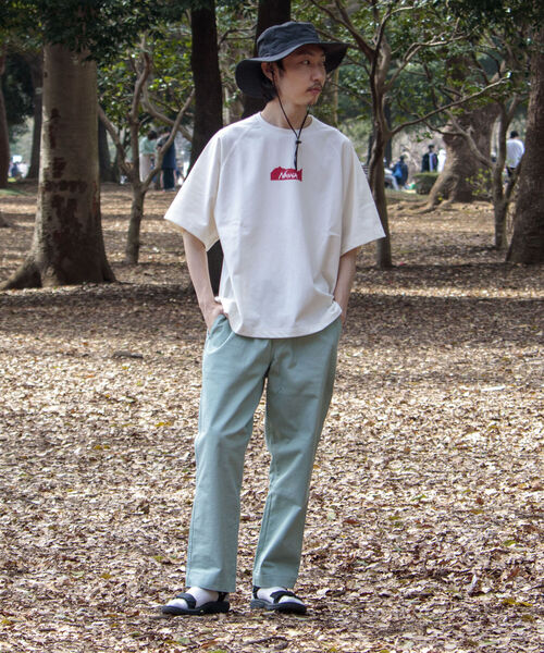 NANGA（ナンガ）の「【NANGA/ナンガ】オーバーサイズ バックプリント別注ラグランTシャツ（Tシャツ/カットソー・メンズ・ホワイト/ブラック/オリーブ・MEDIUM）」の22枚目の写真