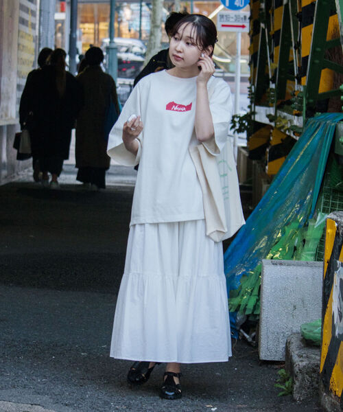 NANGA（ナンガ）の「【NANGA/ナンガ】オーバーサイズ バックプリント別注ラグランTシャツ（Tシャツ/カットソー・メンズ・ホワイト/ブラック/オリーブ・MEDIUM）」の16枚目の写真