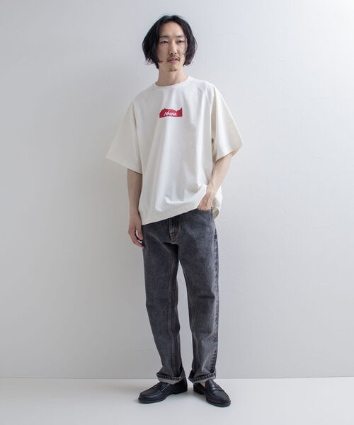 NANGA（ナンガ）の「【NANGA/ナンガ】オーバーサイズ バックプリント別注ラグランTシャツ（Tシャツ/カットソー・メンズ・ホワイト/ブラック/オリーブ・MEDIUM）」の17枚目の写真