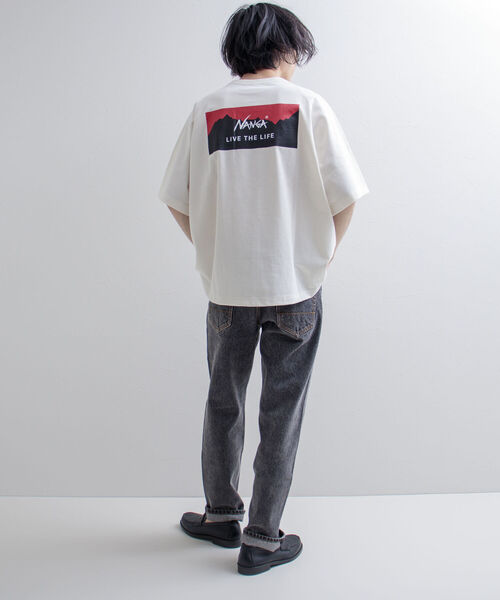 NANGA（ナンガ）の「【NANGA/ナンガ】オーバーサイズ バックプリント別注ラグランTシャツ（Tシャツ/カットソー・メンズ・ホワイト/ブラック/オリーブ・MEDIUM）」の13枚目の写真