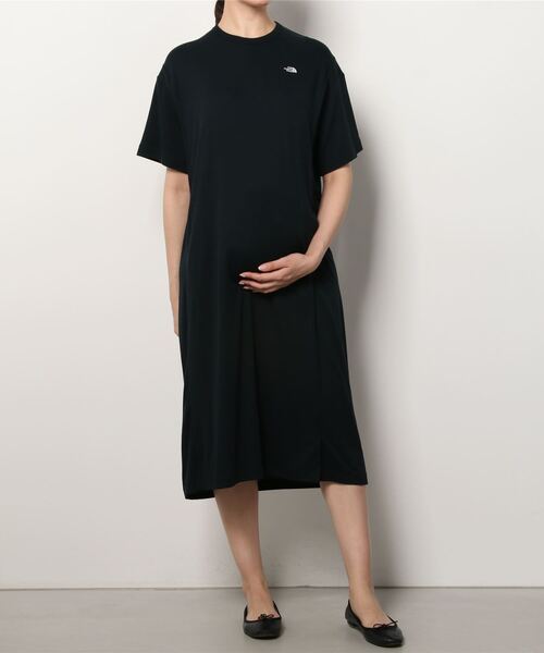 THE NORTH FACE(ザノースフェイス)の「ザ ノース フェイス THE NORTH FACE Maternity S/S Onepiece(マタニティショートスリーブワンピース)(Tシャツ/カットソー・レディース・ダークパープル/ブラック/イエロー・S/M/L)」の2枚目の写真