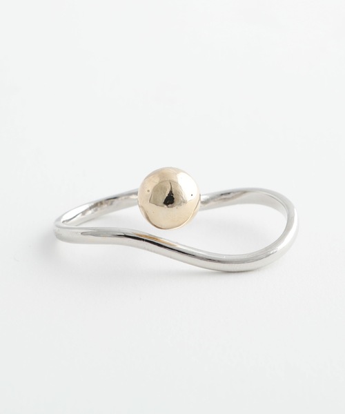 JewCas（ジュアキャス）の「JewCas コンビカラー　シンプル　ベーシック　リング[JC4140]（リング・レディース・シルバー×ゴールド・FREE）」の10枚目の写真