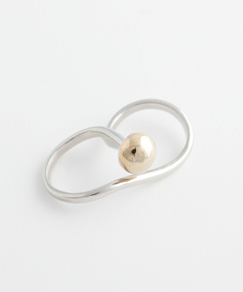 JewCas（ジュアキャス）の「JewCas コンビカラー　シンプル　ベーシック　リング[JC4140]（リング・レディース・シルバー×ゴールド・FREE）」の16枚目の写真