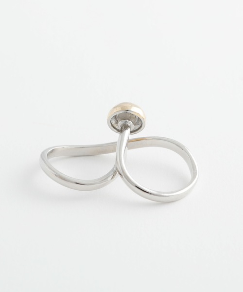 JewCas（ジュアキャス）の「JewCas コンビカラー　シンプル　ベーシック　リング[JC4140]（リング・レディース・シルバー×ゴールド・FREE）」の15枚目の写真