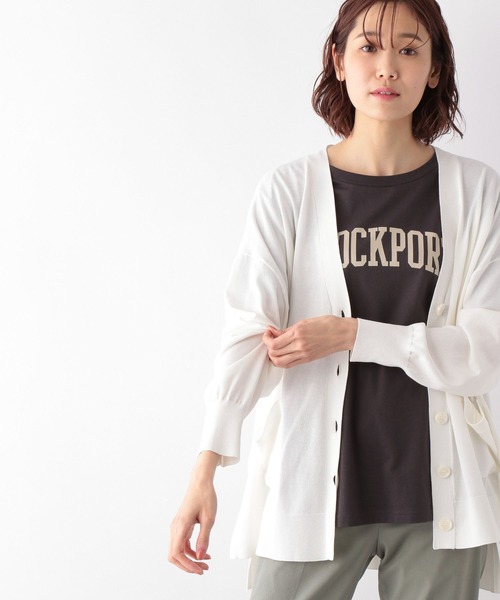 GLOBAL WORK(グローバルワーク)の「洗えるサラサラカーデ/269063(カーディガン/ボレロ・レディース・ブルー/ブラック/グリーン系その他3/パープル系その他7/オフホワイト・MEDIUM/LARGE)」の9枚目の写真