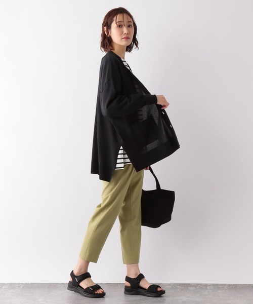 GLOBAL WORK(グローバルワーク)の「洗えるサラサラカーデ/269063(カーディガン/ボレロ・レディース・ブルー/ブラック/グリーン系その他3/パープル系その他7/オフホワイト・MEDIUM/LARGE)」の12枚目の写真