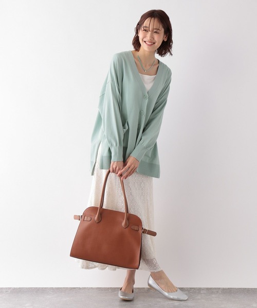 GLOBAL WORK(グローバルワーク)の「洗えるサラサラカーデ/269063(カーディガン/ボレロ・レディース・ブルー/ブラック/グリーン系その他3/パープル系その他7/オフホワイト・MEDIUM/LARGE)」の19枚目の写真