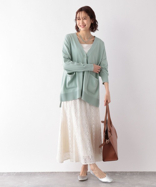 GLOBAL WORK(グローバルワーク)の「洗えるサラサラカーデ/269063(カーディガン/ボレロ・レディース・ブルー/ブラック/グリーン系その他3/パープル系その他7/オフホワイト・MEDIUM/LARGE)」の21枚目の写真