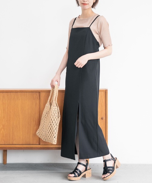 mysty woman（ミスティウーマン）の「幾何柄シアープリーツプルオーバー 285712（Tシャツ/カットソー・レディース・ブラック/ベージュ/オフホワイト/オレンジ・FREE）」の10枚目の写真