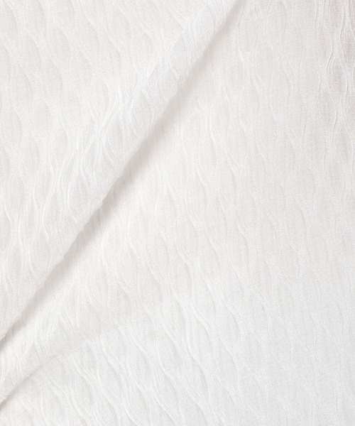 mysty woman（ミスティウーマン）の「幾何柄シアープリーツプルオーバー 285712（Tシャツ/カットソー・レディース・ブラック/ベージュ/オフホワイト/オレンジ・FREE）」の21枚目の写真