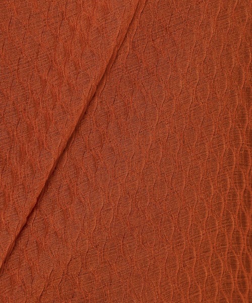 mysty woman（ミスティウーマン）の「幾何柄シアープリーツプルオーバー 285712（Tシャツ/カットソー・レディース・ブラック/ベージュ/オフホワイト/オレンジ・FREE）」の22枚目の写真