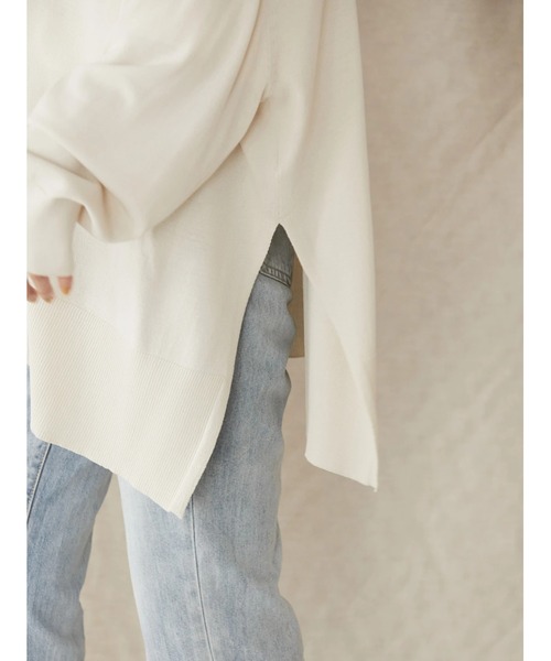 AMERICAN HOLIC（アメリカンホリック）の「接触冷感ミディニットカーディガン（カーディガン/ボレロ・レディース・アイボリー/ライトイエロー/サックスブルー/ブルー/ネイビー・M/L）」の19枚目の写真