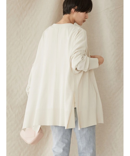 AMERICAN HOLIC（アメリカンホリック）の「接触冷感ミディニットカーディガン（カーディガン/ボレロ・レディース・アイボリー/ライトイエロー/サックスブルー/ブルー/ネイビー・M/L）」の22枚目の写真