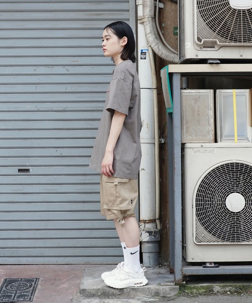 Carhartt WIP（カーハートダブリューアイピー）の「Carhartt WIP / カーハートWIP S/S American Script T-Shirt  アメリカン スクリプト 刺繍 半袖 Tシャツ（Tシャツ/カットソー・メンズ・ホワイト/ブラック/ブラウン/グリーン/グレイッシュベージュ・MEDIUM/LARGE/SMALL/X-LARGE/XX-LARGE）」の12枚目の写真