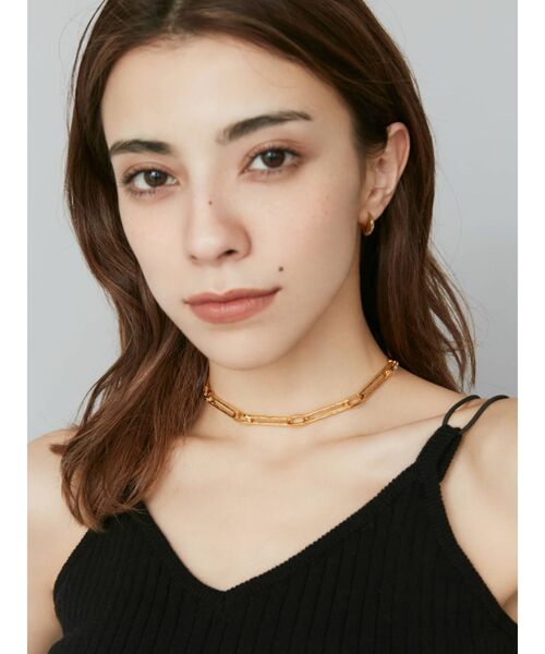 EVRIS（エヴリス）の「SQUARE CHAIN ネックレス（ネックレス・レディース・シルバー/ゴールド・FREE）」の3枚目の写真