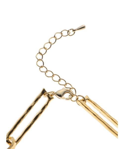 EVRIS（エヴリス）の「SQUARE CHAIN ネックレス（ネックレス・レディース・シルバー/ゴールド・FREE）」の4枚目の写真