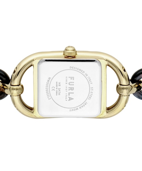 FURLA（フルラ）の「FURLA/フルラ FURLA CHAIN SQUARE/フルラ チェーン スクエア 腕時計 WW00026002L2 レディース（アナログ腕時計・レディース・イエローゴールド・FREE）」の4枚目の写真