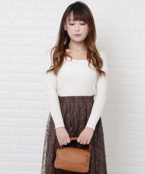 Lace Ladies(レースレディース)の「ワンハンドル2wayミニバッグ(ショルダーバッグ・レディース・ベージュ/オレンジ/ブラウン/グリーン/ブラック・FREE)」の15枚目の写真