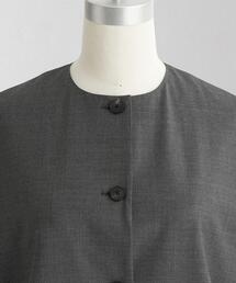LOEFF（ロエフ）の「＜LOEFF＞トロピカル ラウンド ノーカラーベスト