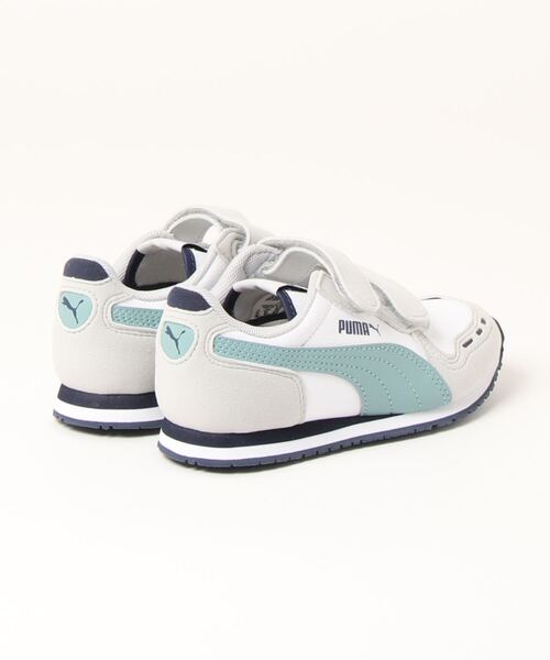 PUMA(プーマ)の「PUMA プーマ キッズ カバナレーサー SL 20 V スニーカー 17-21cm(スニーカー・キッズ・ホワイト/ホワイト×ブルー/ブラック×ピンク・17.0cm/18.0cm/19.0cm/20.0cm/21.0cm)」の5枚目の写真