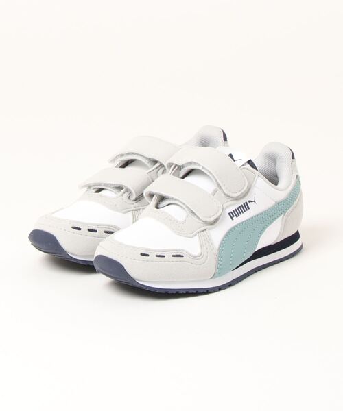 PUMA(プーマ)の「PUMA プーマ キッズ カバナレーサー SL 20 V スニーカー 17-21cm(スニーカー・キッズ・ホワイト/ホワイト×ブルー/ブラック×ピンク・17.0cm/18.0cm/19.0cm/20.0cm/21.0cm)」の21枚目の写真