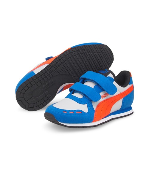 PUMA(プーマ)の「PUMA プーマ キッズ カバナレーサー SL 20 V スニーカー 17-21cm(スニーカー・キッズ・ホワイト/ホワイト×ブルー/ブラック×ピンク・17.0cm/18.0cm/19.0cm/20.0cm/21.0cm)」の11枚目の写真