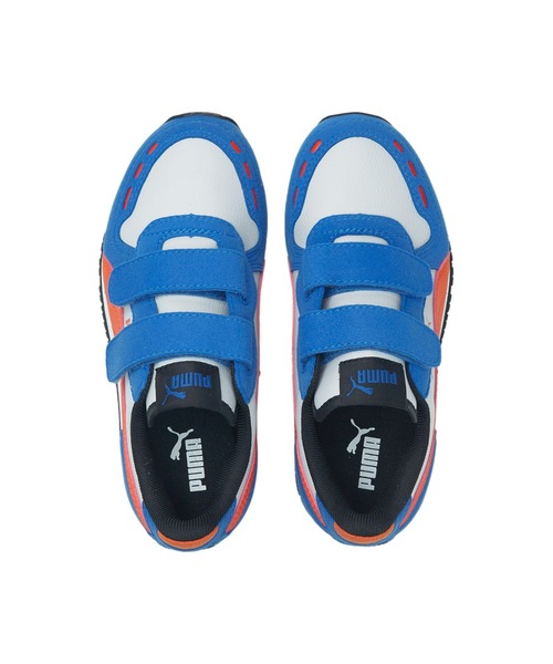 PUMA(プーマ)の「PUMA プーマ キッズ カバナレーサー SL 20 V スニーカー 17-21cm(スニーカー・キッズ・ホワイト/ホワイト×ブルー/ブラック×ピンク・17.0cm/18.0cm/19.0cm/20.0cm/21.0cm)」の15枚目の写真