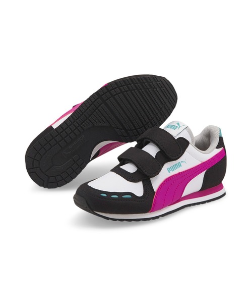 PUMA(プーマ)の「PUMA プーマ キッズ カバナレーサー SL 20 V スニーカー 17-21cm(スニーカー・キッズ・ホワイト/ホワイト×ブルー/ブラック×ピンク・17.0cm/18.0cm/19.0cm/20.0cm/21.0cm)」の16枚目の写真