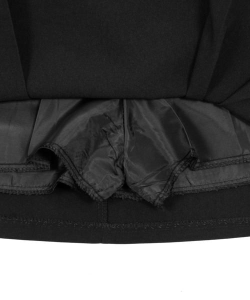 Figments（フィグメンツ）の「ダブルボタンプリーツミニスカート（スカート・レディース・ブラック・FREE）」の3枚目の写真