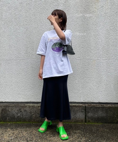 AMAIL(アマイル)の「Skate vintage cloth(Tシャツ/カットソー・レディース・ホワイト/イエロー・FREE)」の8枚目の写真