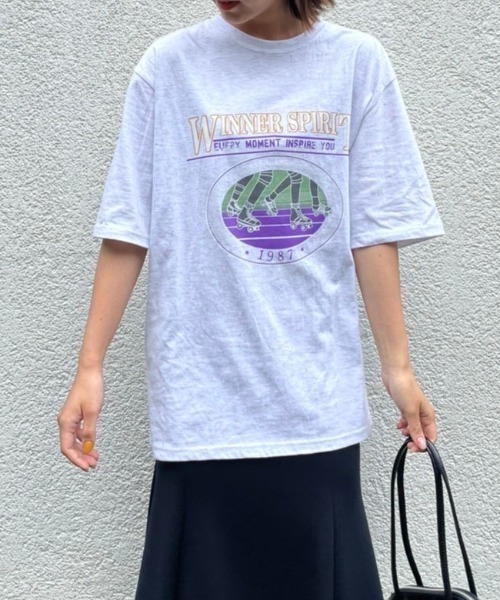 AMAIL(アマイル)の「Skate vintage cloth(Tシャツ/カットソー・レディース・ホワイト/イエロー・FREE)」の17枚目の写真