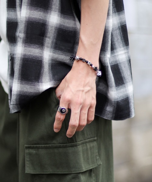 SPINNS（スピンズ）の「8ボールシルバーリング/ストリートアクセサリー（リング・メンズ・シルバー・16）」の5枚目の写真