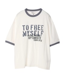 CRAFT STANDARD BOUTIQUE（クラフトスタンダードブティック）の「16/-OE天竺リンガーBIG-TEE　＊（Tシャツ/カットソー・メンズ）」