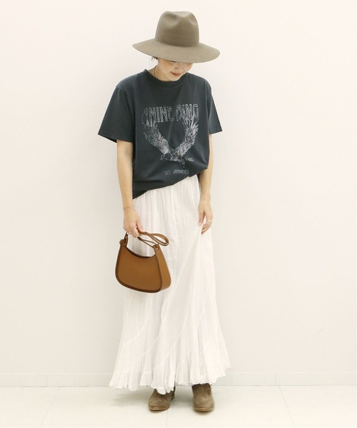 plage(プラージュ)の「【ANINE BING/アニービン】LILI TEE EAGLE Tシャツ(Tシャツ/カットソー・レディース・スミクロ/ブラック・FREE)」の4枚目の写真