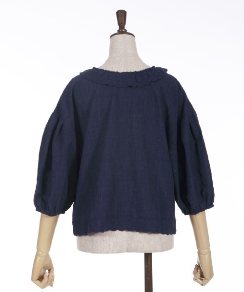 axes femme(アクシーズファム)の「ダブルリボンブラウスカーディガン(シャツ/ブラウス・レディース・ネイビー/グレイッシュベージュ/サックスブルー・FREE)」の21枚目の写真