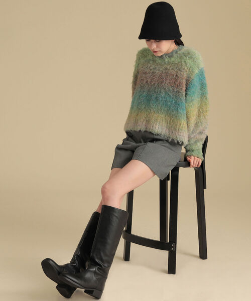 Ray BEAMS(レイビームス)の「Ray BEAMS / ウール チューリップ ハット(ハット・レディース・ブラック/ブラウン・ONE SIZE)」の4枚目の写真