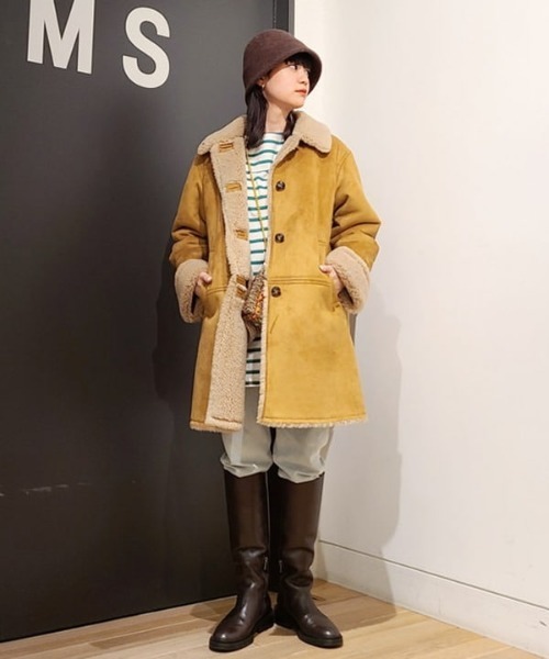 Ray BEAMS(レイビームス)の「Ray BEAMS / ウール チューリップ ハット(ハット・レディース・ブラック/ブラウン・ONE SIZE)」の14枚目の写真