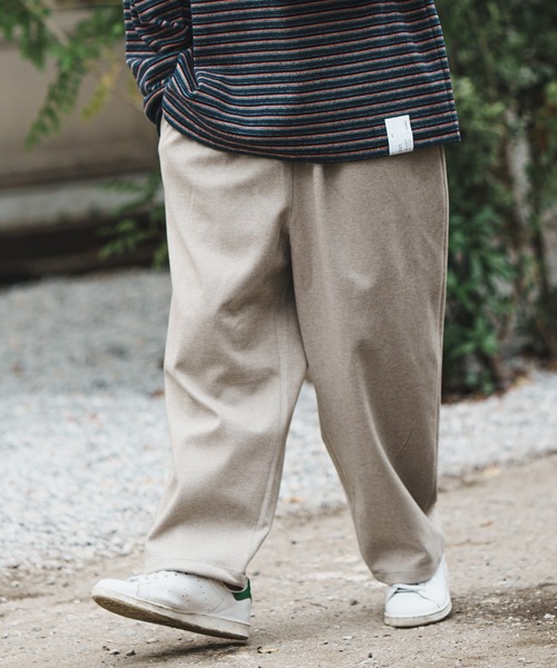 CAMBIO(カンビオ)の「mp10215-Melton Wide Easy Pants イージーパンツ(その他パンツ・メンズ・アイボリー/カーキ/ブラック・M/L)」の12枚目の写真