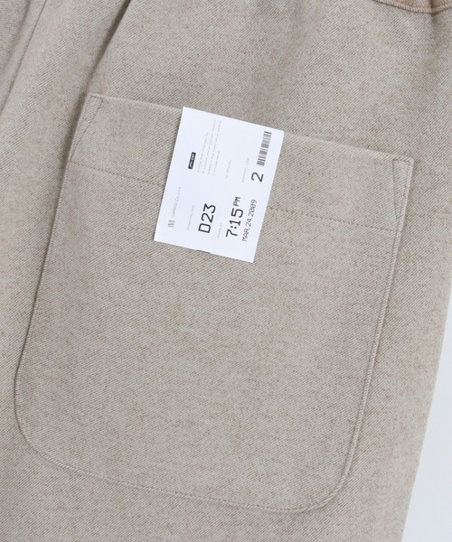 CAMBIO(カンビオ)の「mp10215-Melton Wide Easy Pants イージーパンツ(その他パンツ・メンズ・アイボリー/カーキ/ブラック・M/L)」の10枚目の写真
